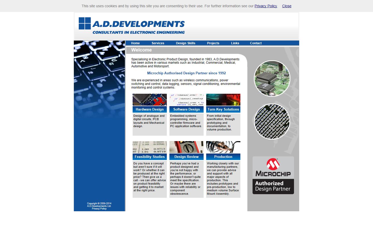 AD Developments Ltd Website