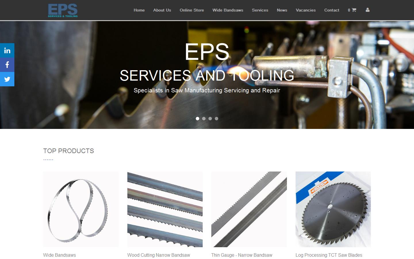 EPS Services & Tooling Website