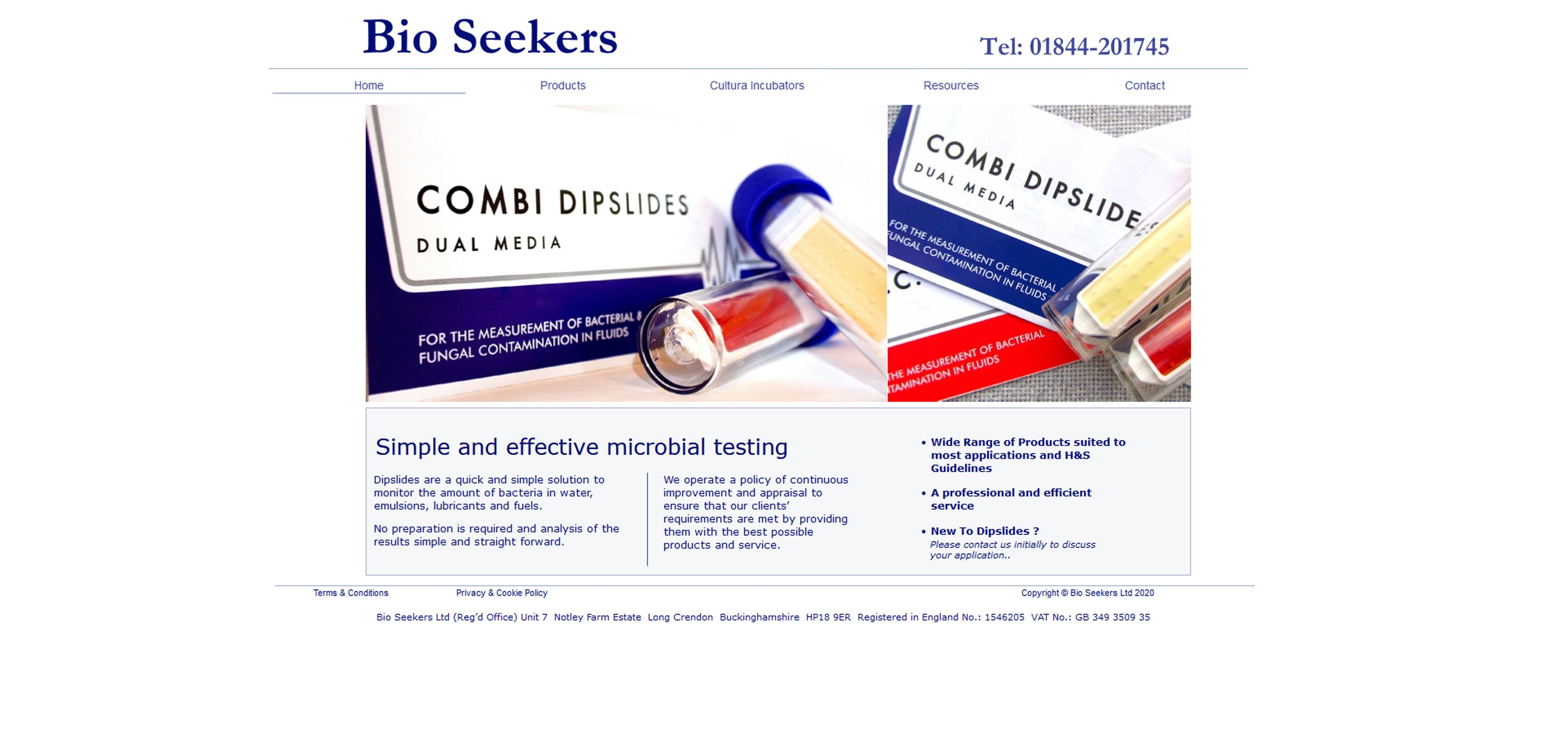 Bio Seekers Ltd Website