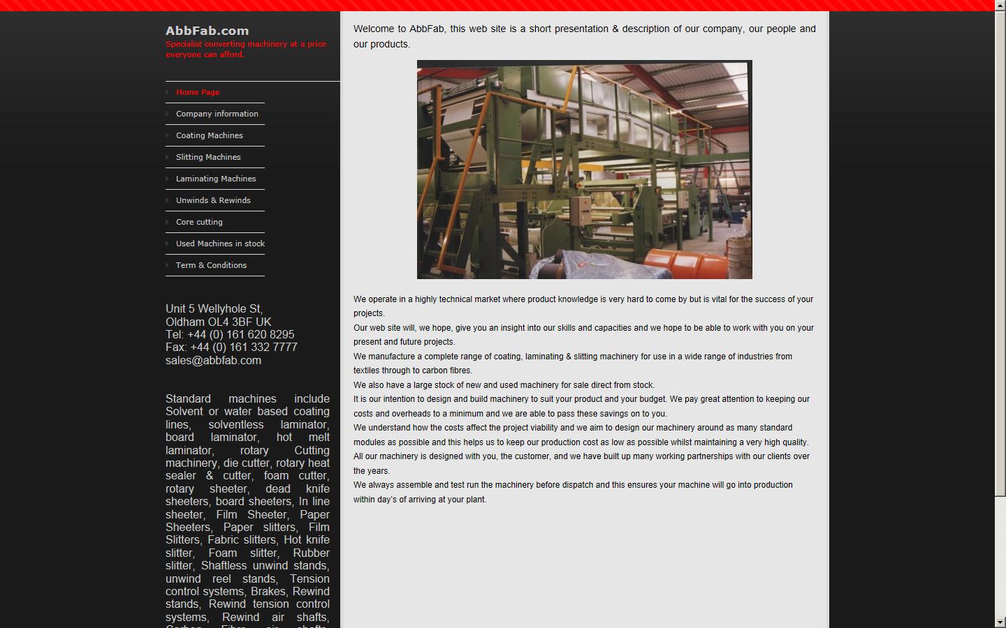 Abbey Design  Website