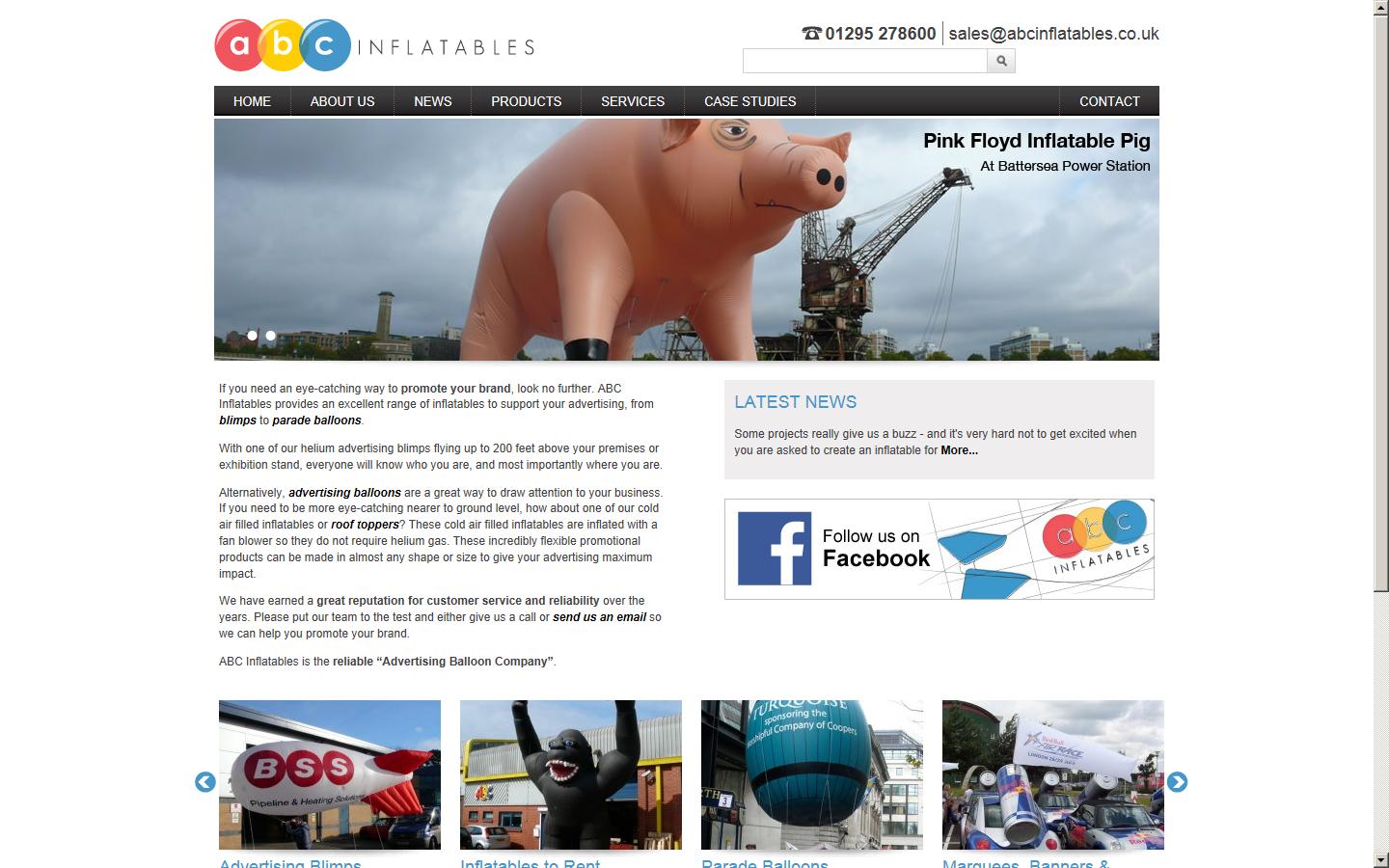 ABC Inflatables Ltd Website