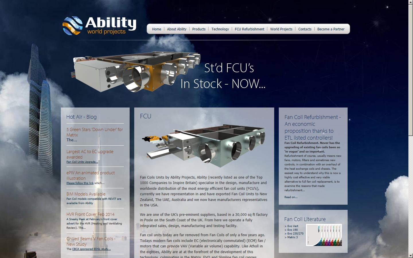Ability Projects Ltd Website