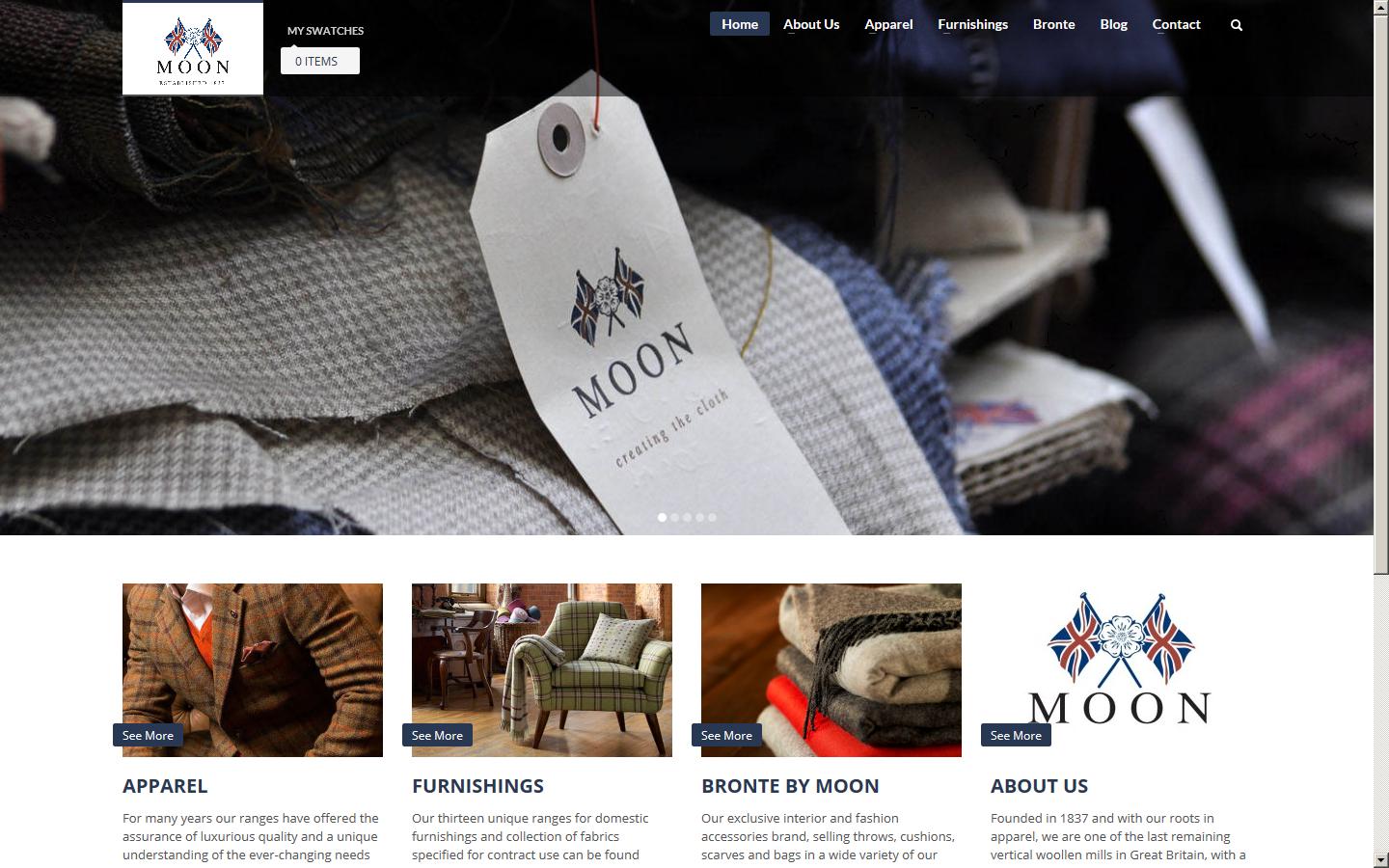 Abraham Moon & Sons Ltd Website