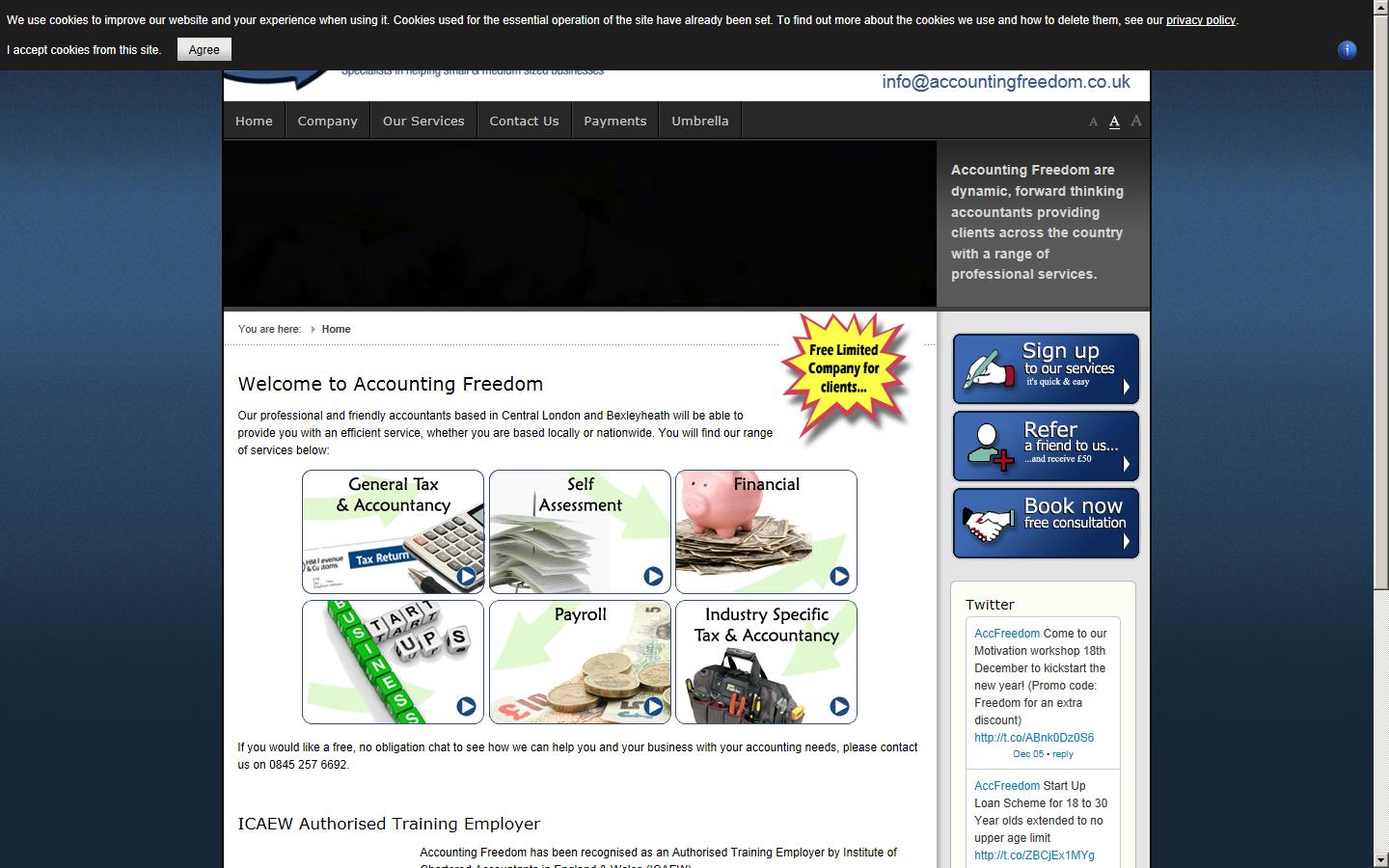 Accounting Freedom Website