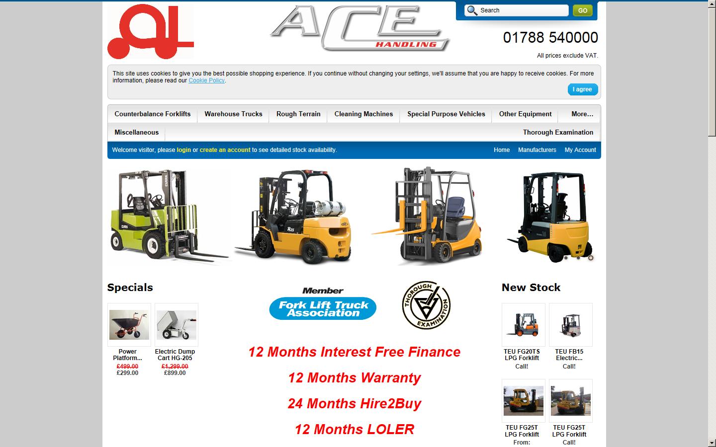 Ace Handling   Website