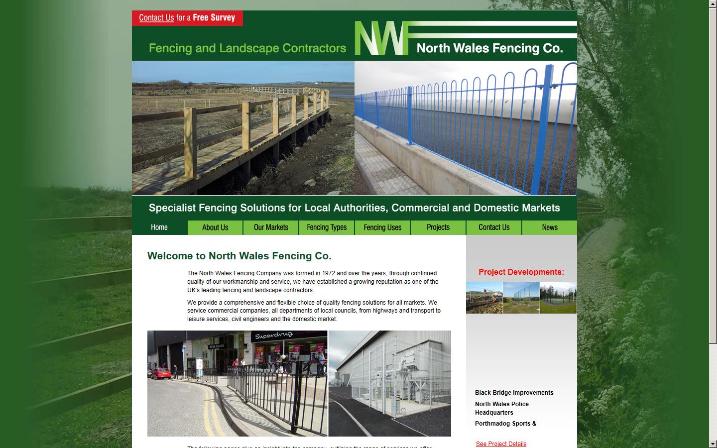 North Wales Fencing Co.  Website