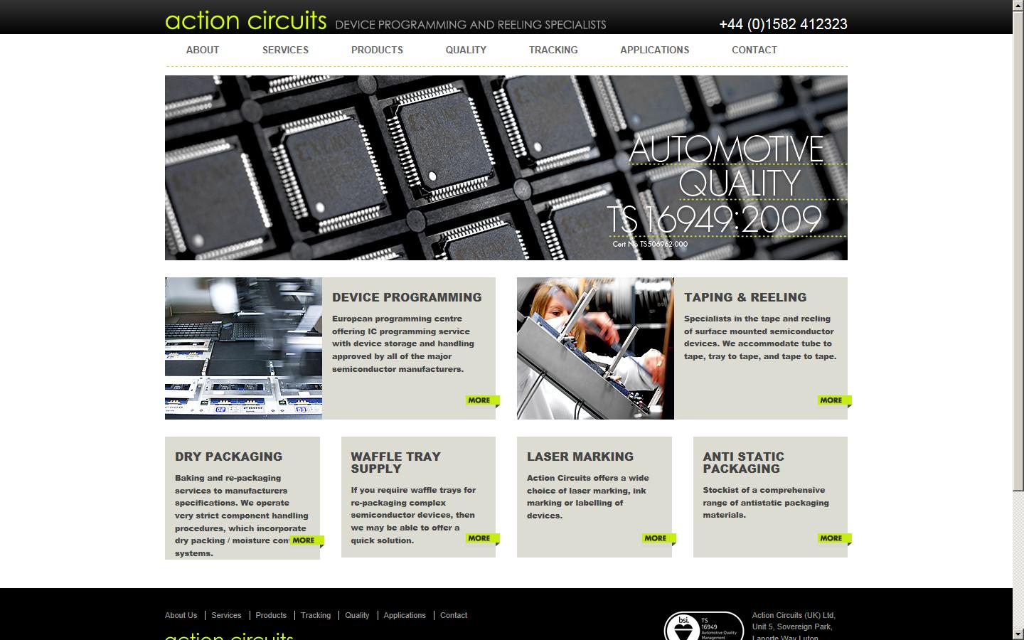 Action Circuits (UK) Ltd  Website