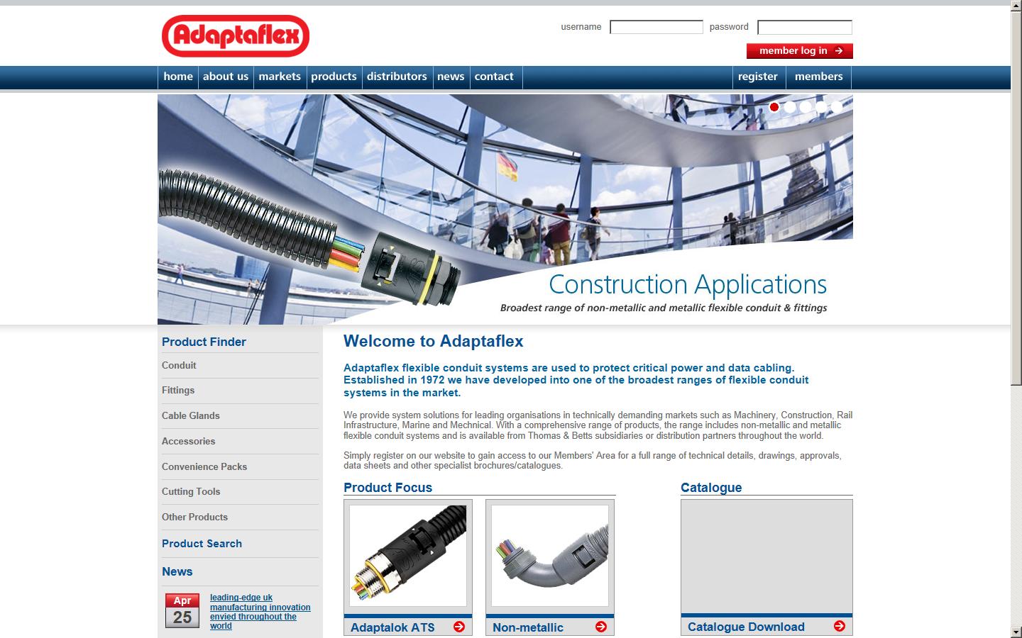 Adaptaflex Website