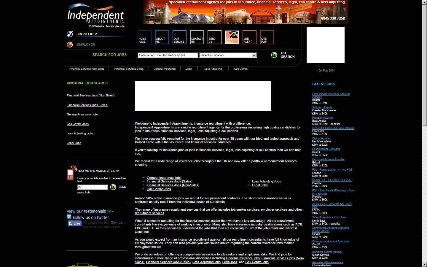 Adjusting Appointments Website