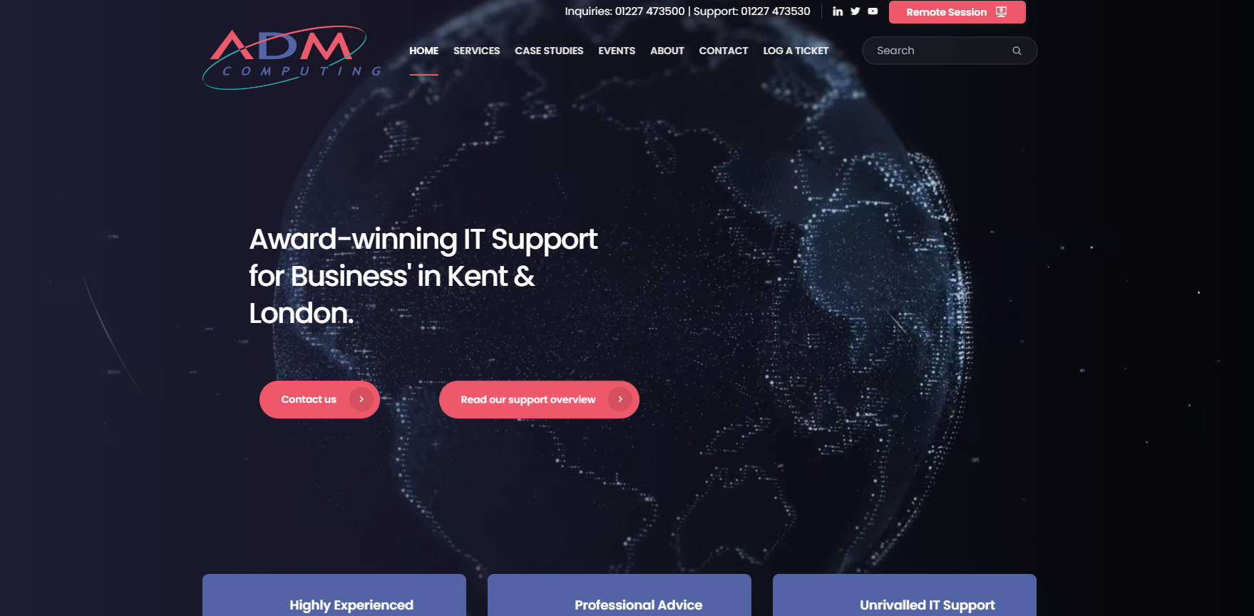 ADM Computer Services Ltd Website
