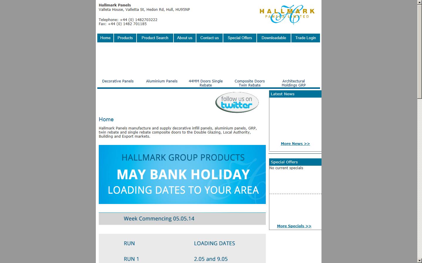 Hallmark Panels Website