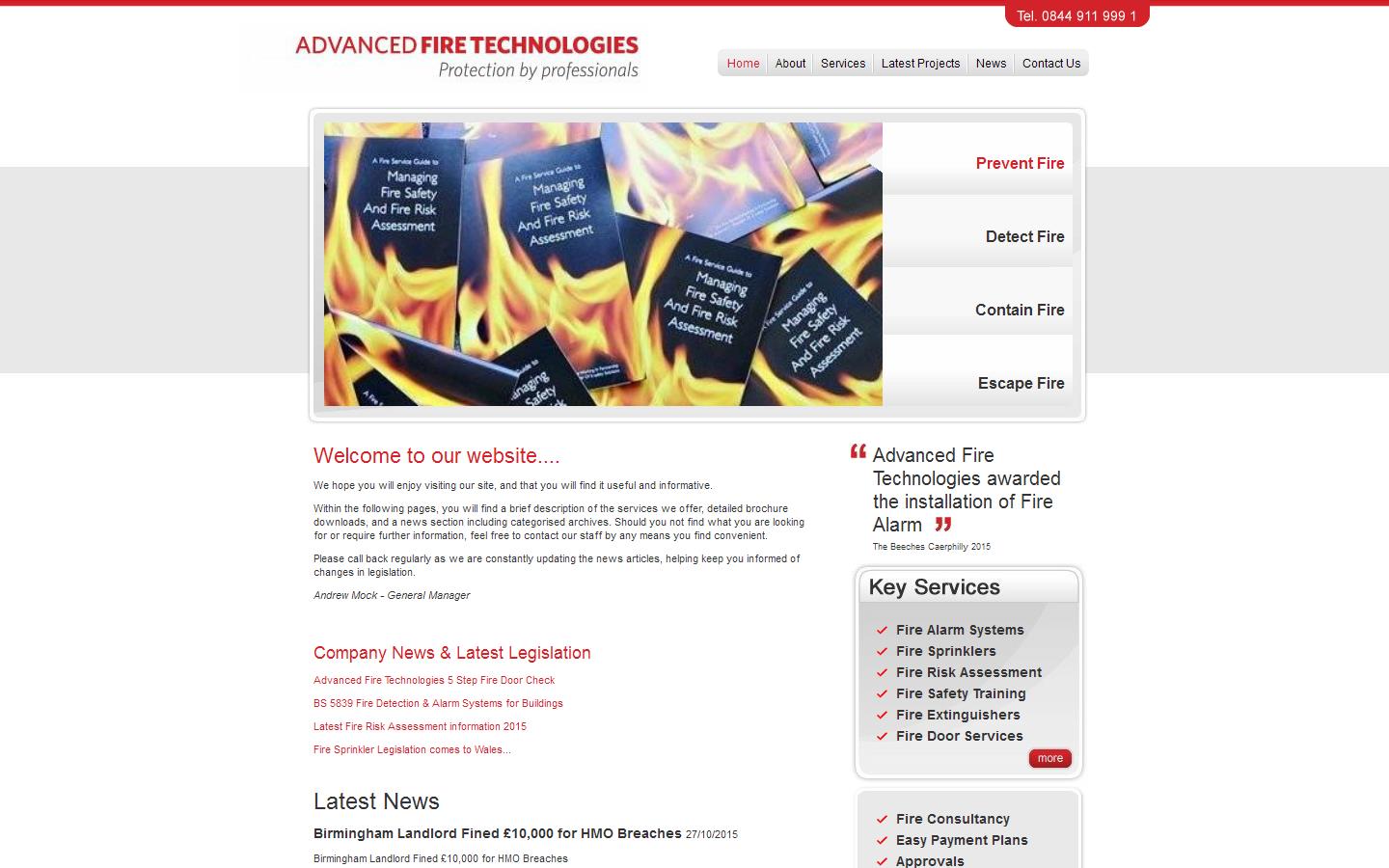 Advanced Fire Technologies Ltd.             Website