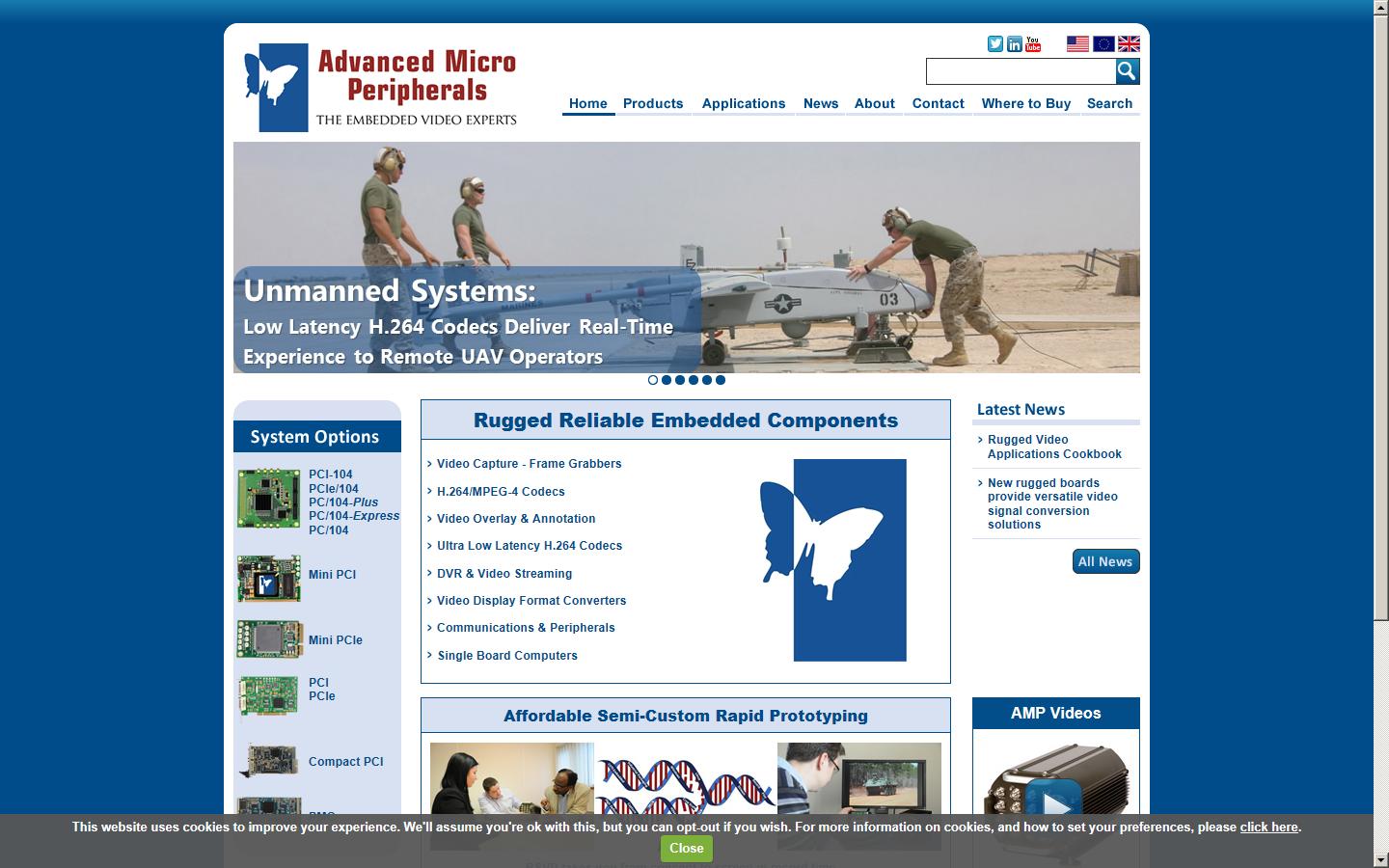 Advanced Micro Peripherals Ltd. Website