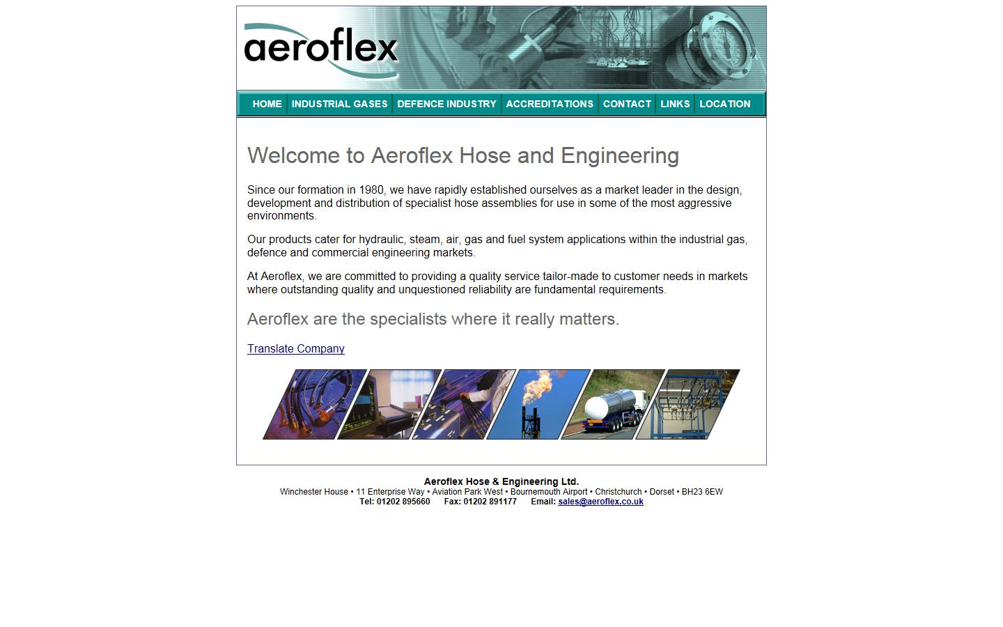 Aeroflex Hose & Engineering Website