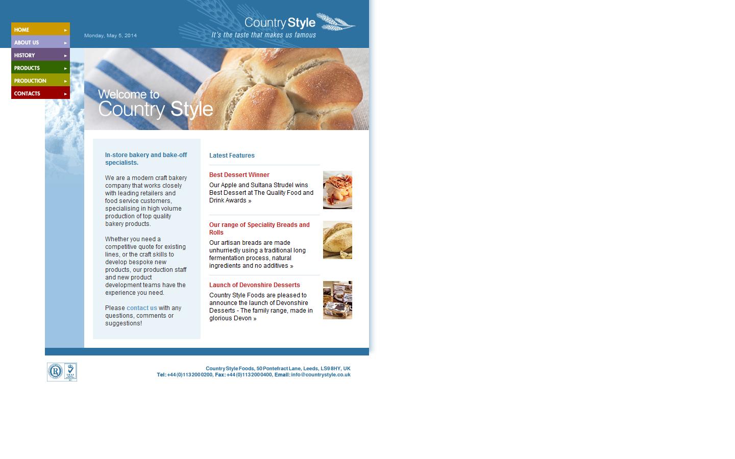 Country Style Foods Ltd Website