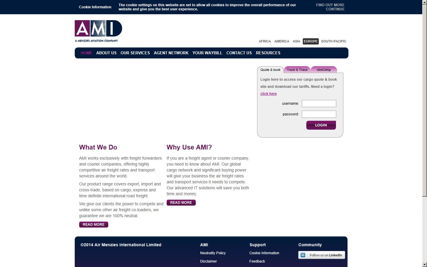 Air Menzies (International) Ltd Website