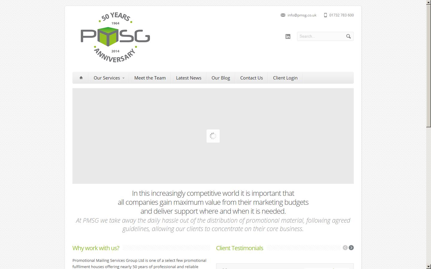 Promotional Mailing Services Group Website