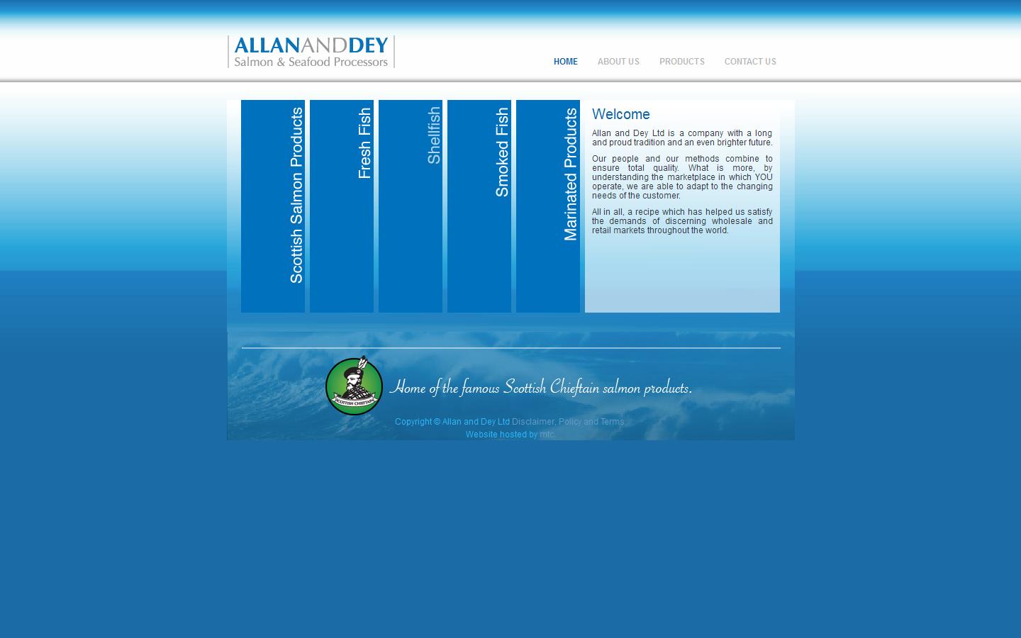 Allan & Dey Ltd Website