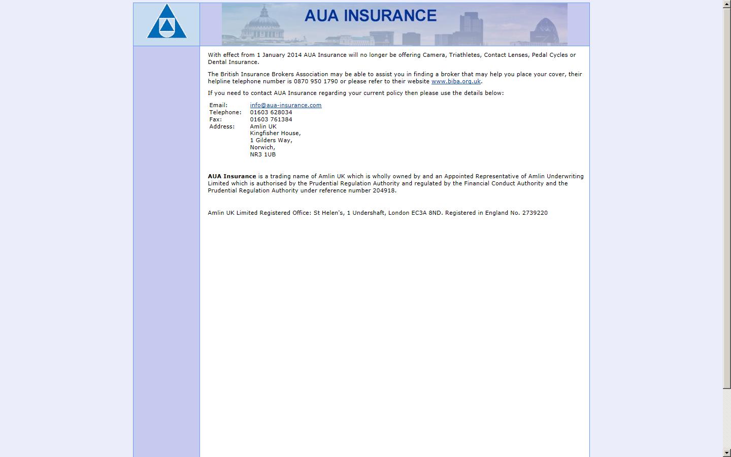 Allied Underwriting Agencies Ltd Website