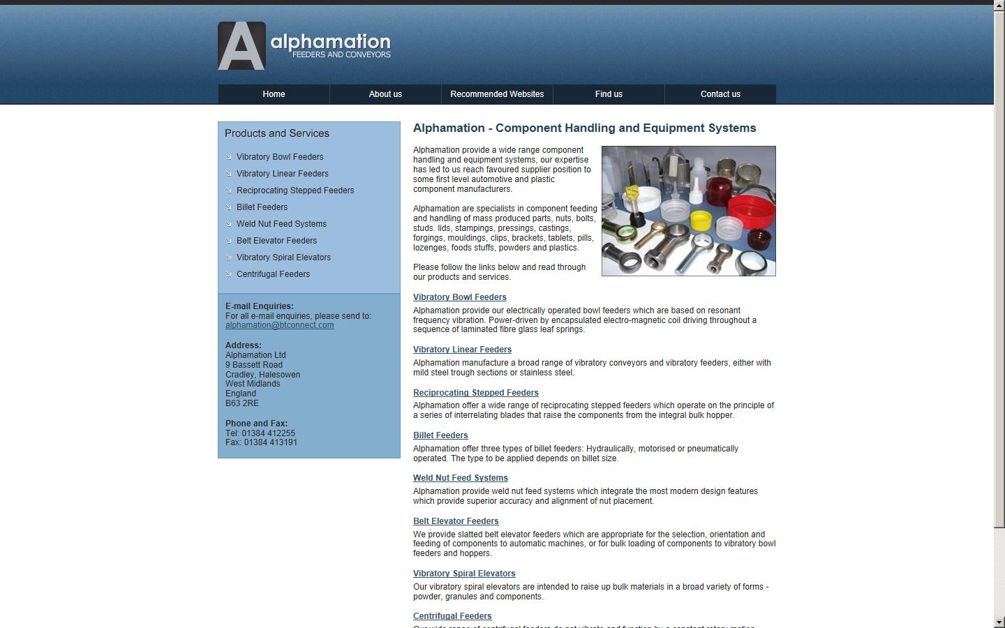Alphamation Ltd Website