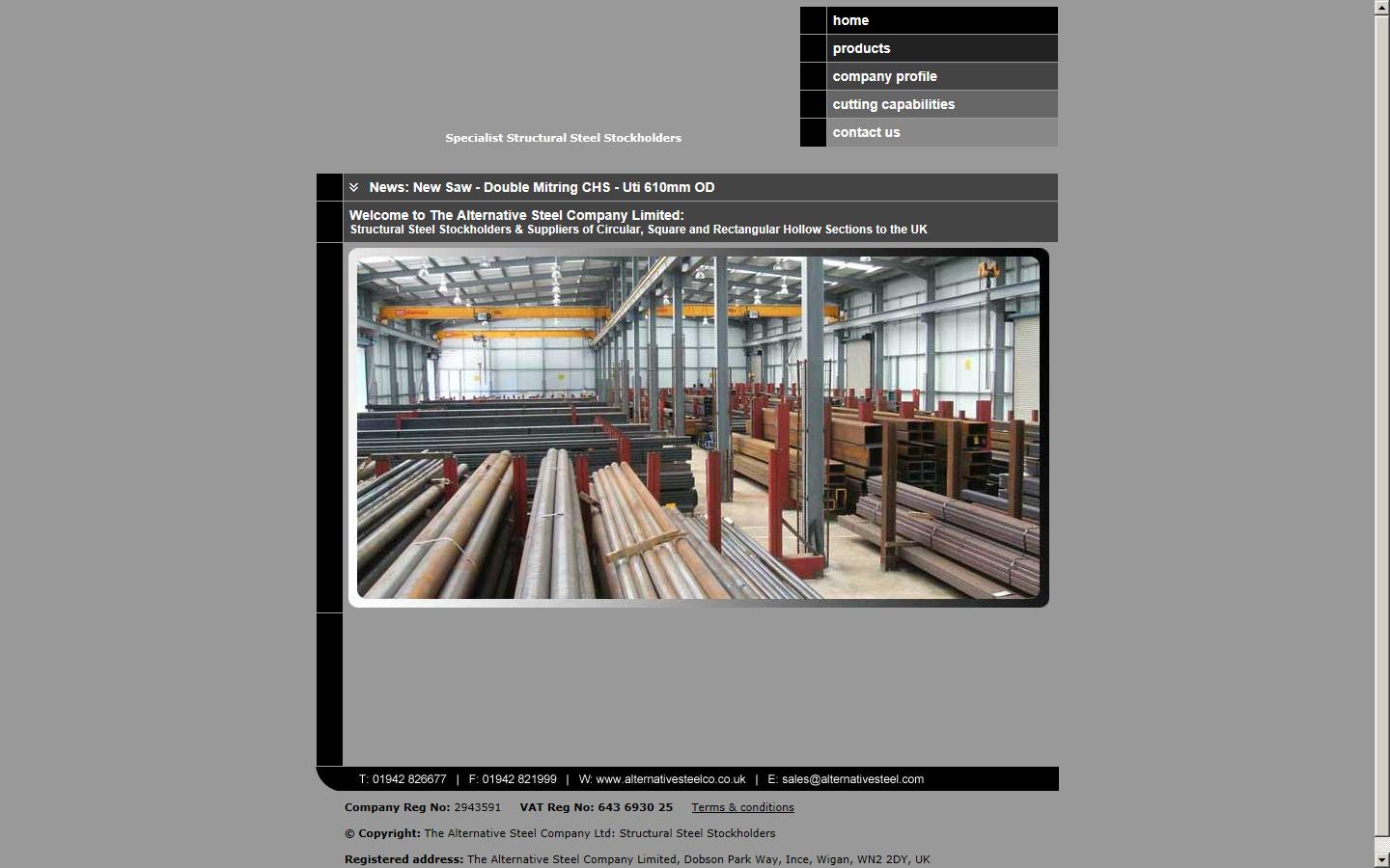 Alternative Steel Company Ltd Website