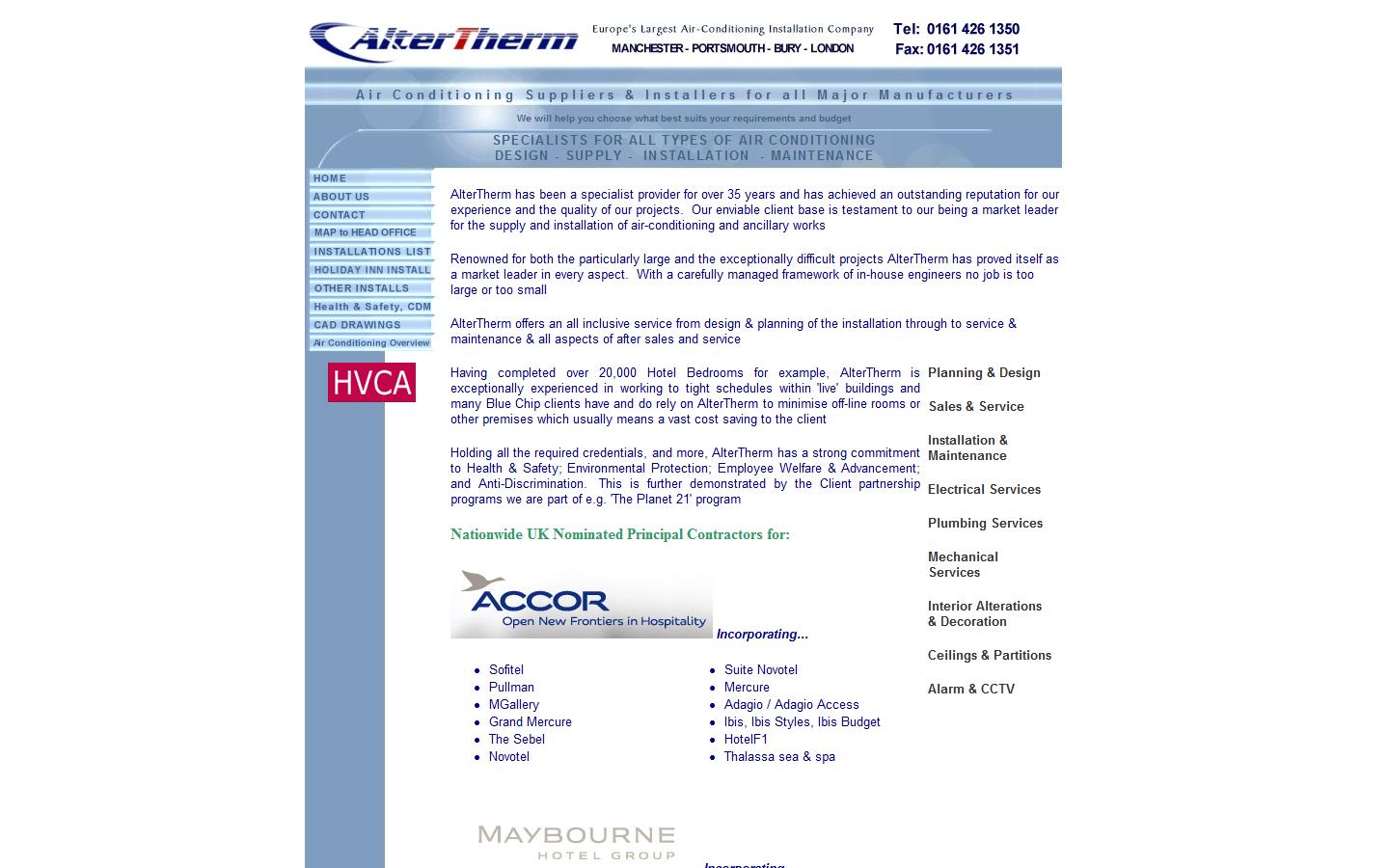 AlterTherm Air-Conditioning Ltd Website