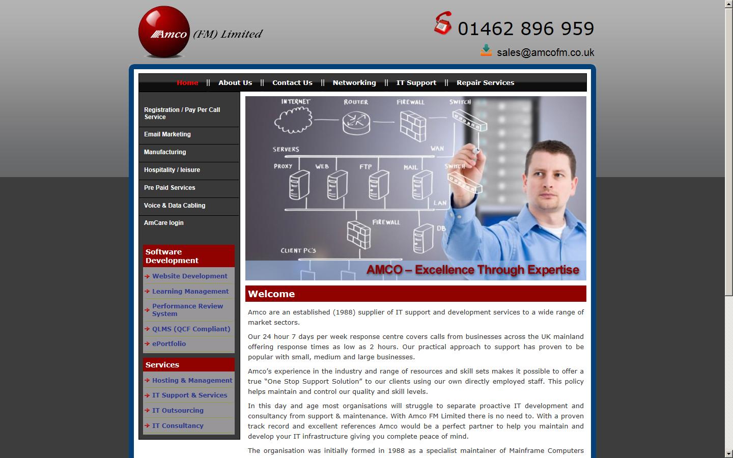 Amco FM Ltd Website