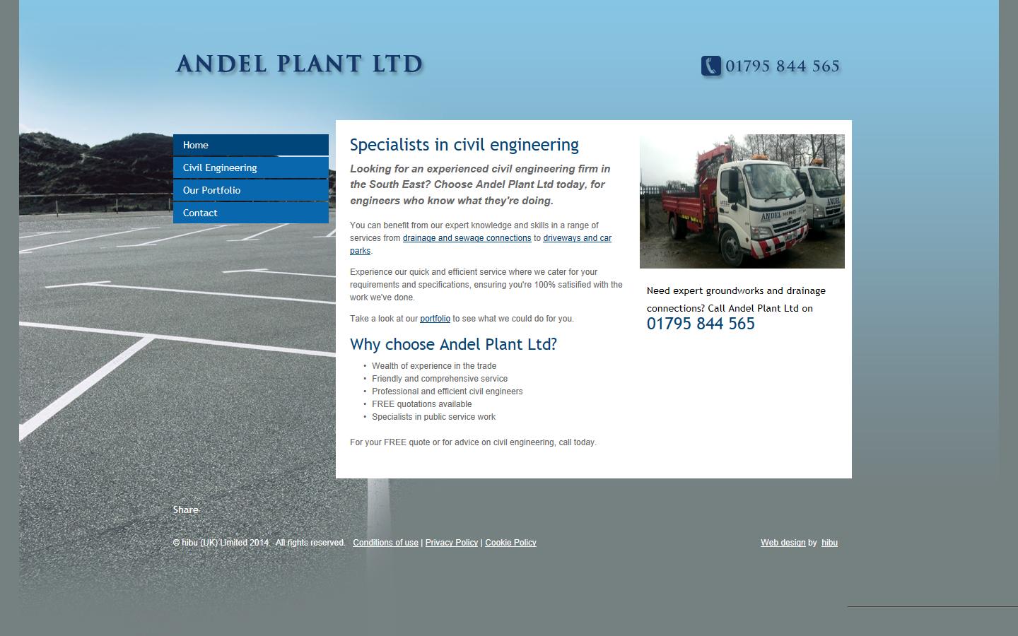 Andel Plant Ltd Website