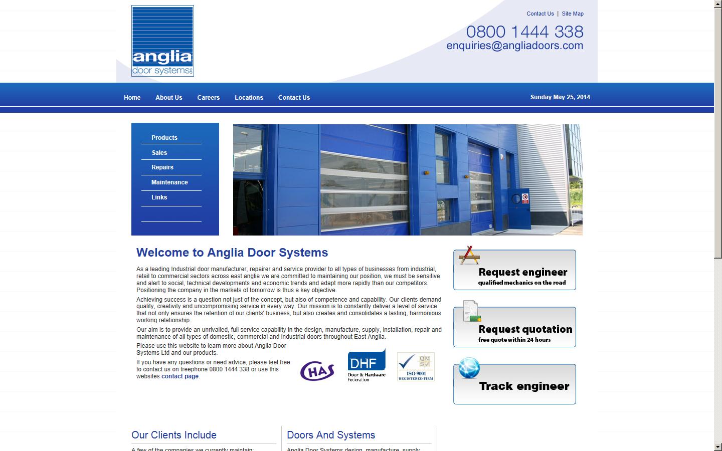 Anglia Door Systems LTD Website