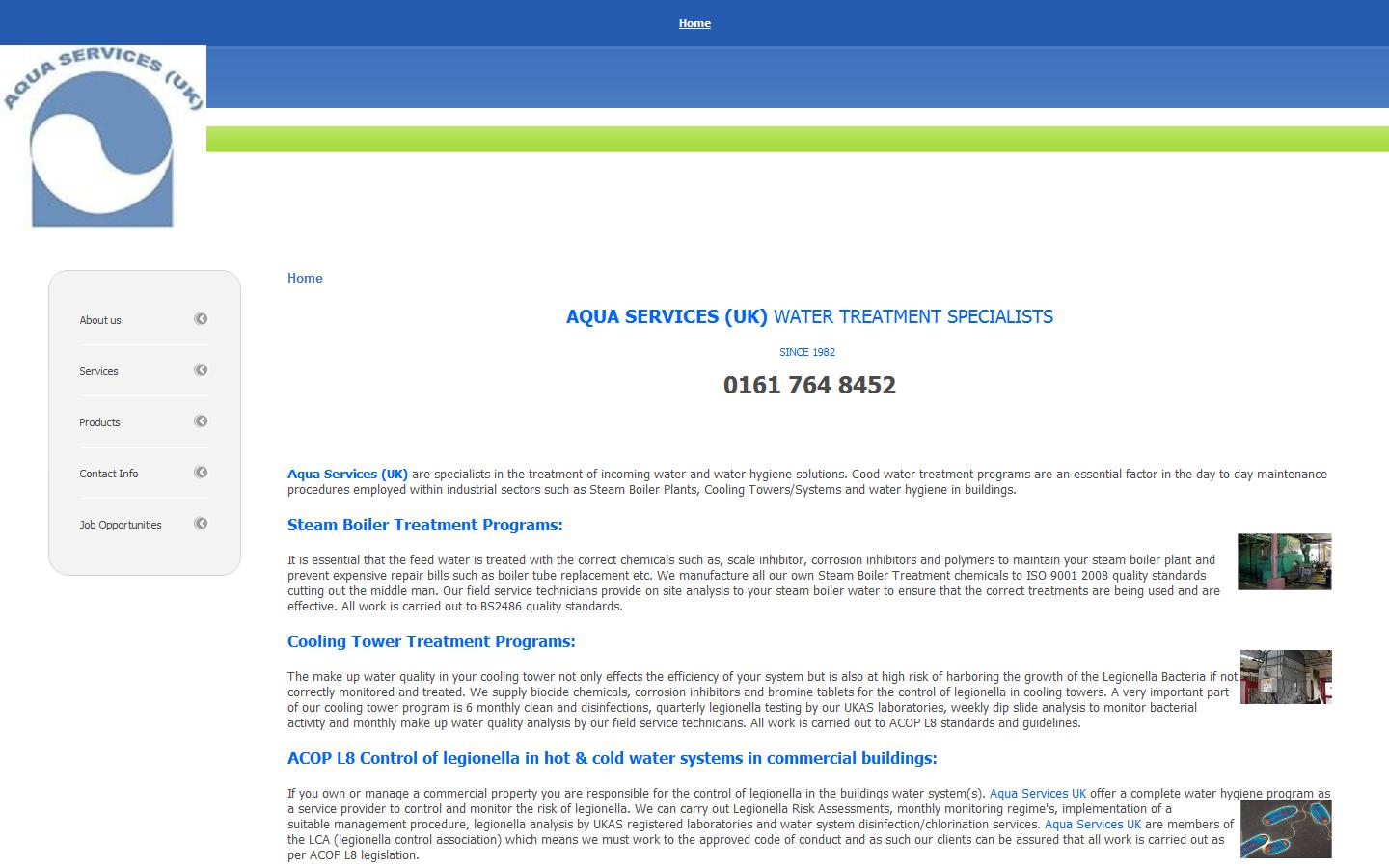 Aqua Services Website