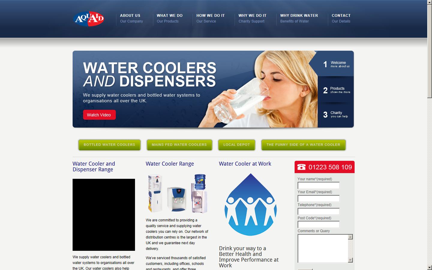 AquAid Franchising Ltd Website