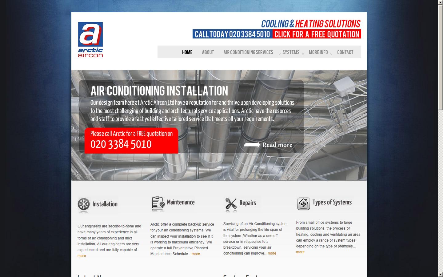 Arctic Building Services Ltd Website