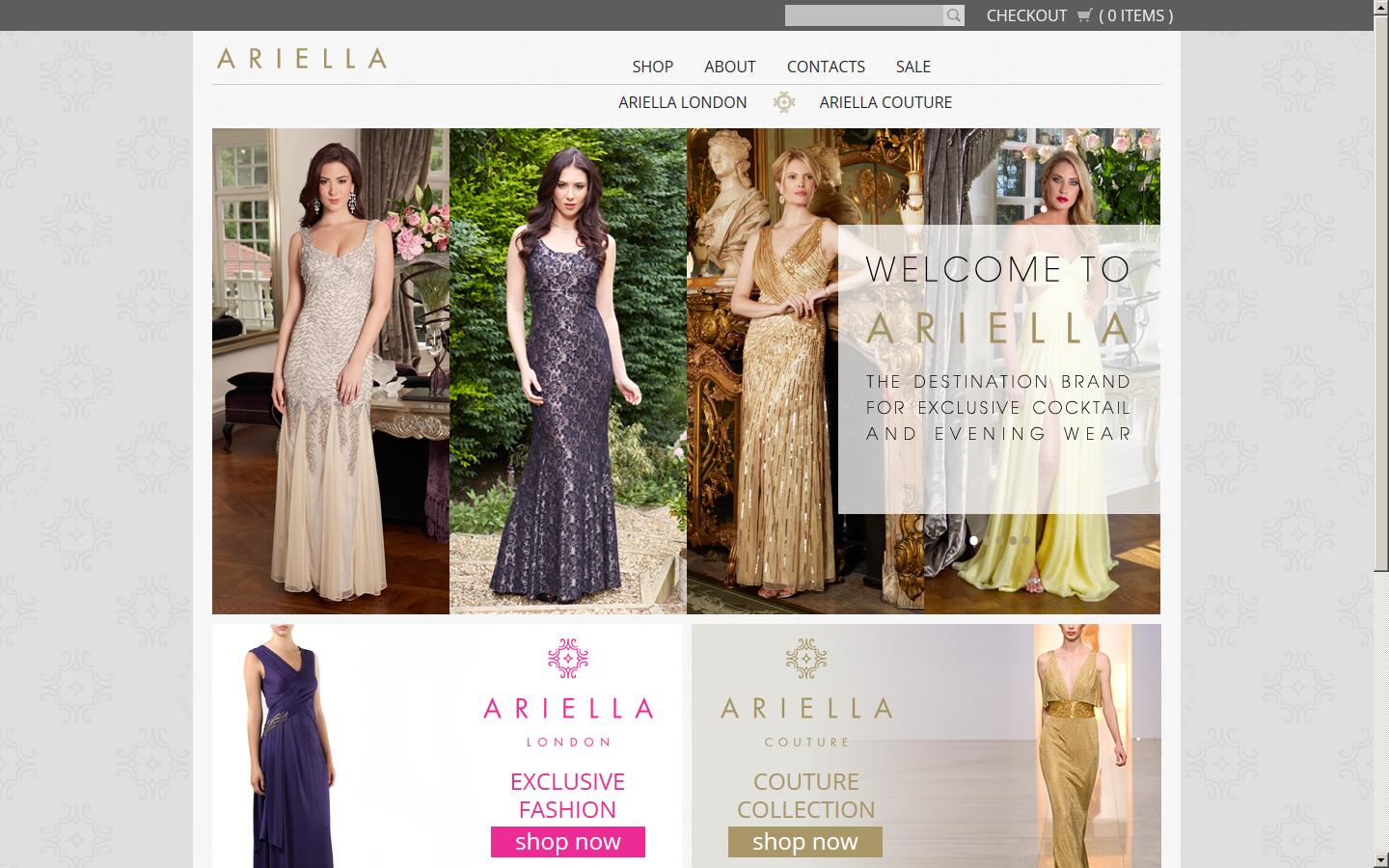 Ariella Fashions Ltd Website
