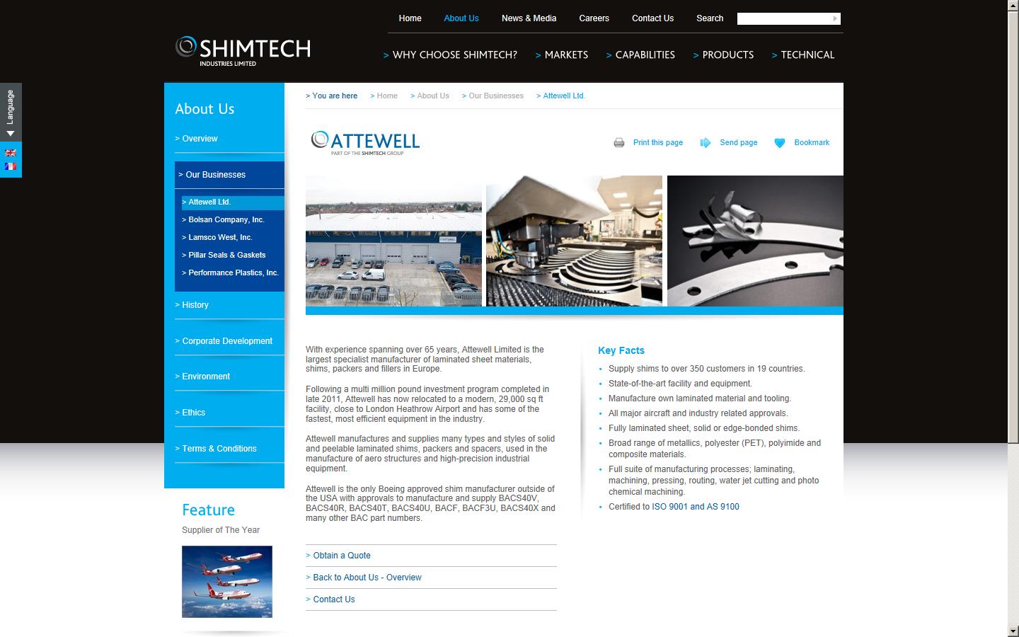 Attewell Ltd Website