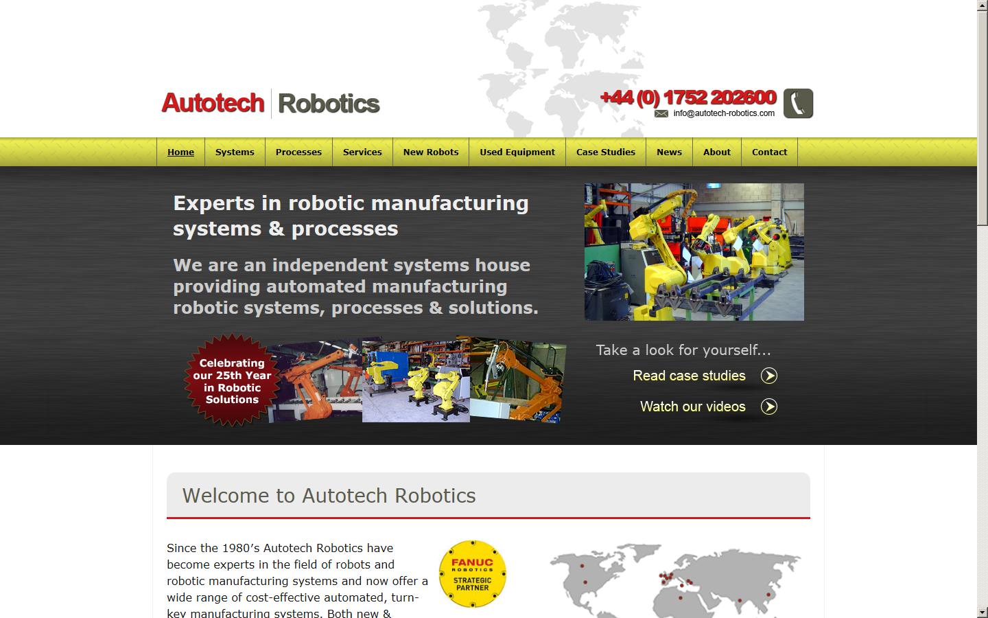Autotech Robotics Ltd Website