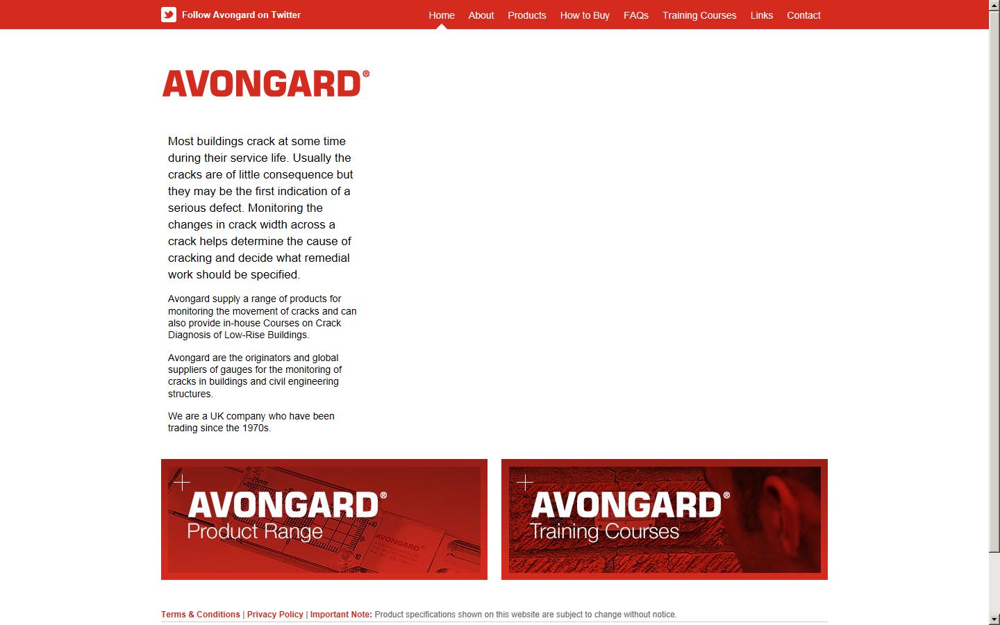 Avongard Ltd Website