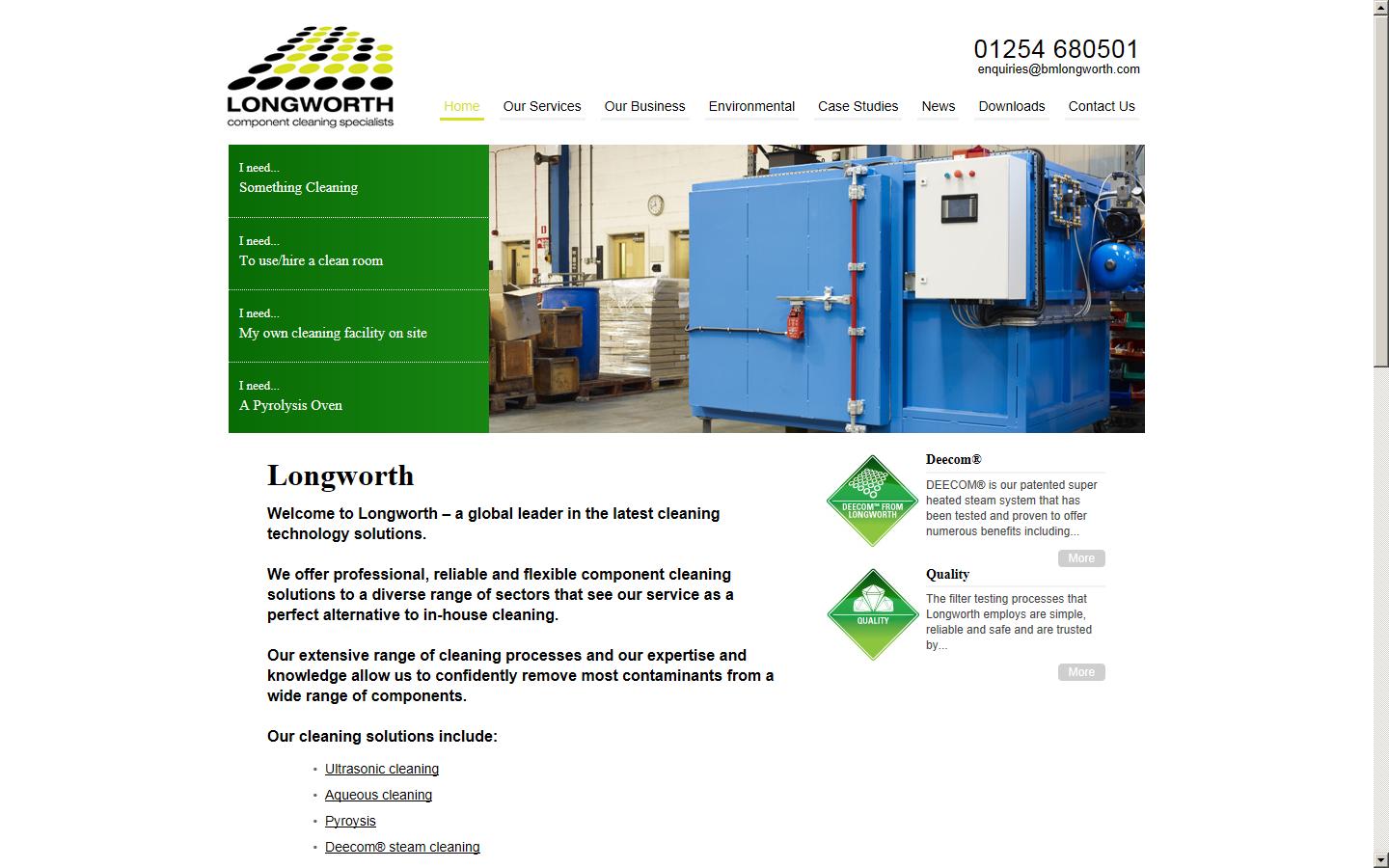 B&M Longworth Ltd Website