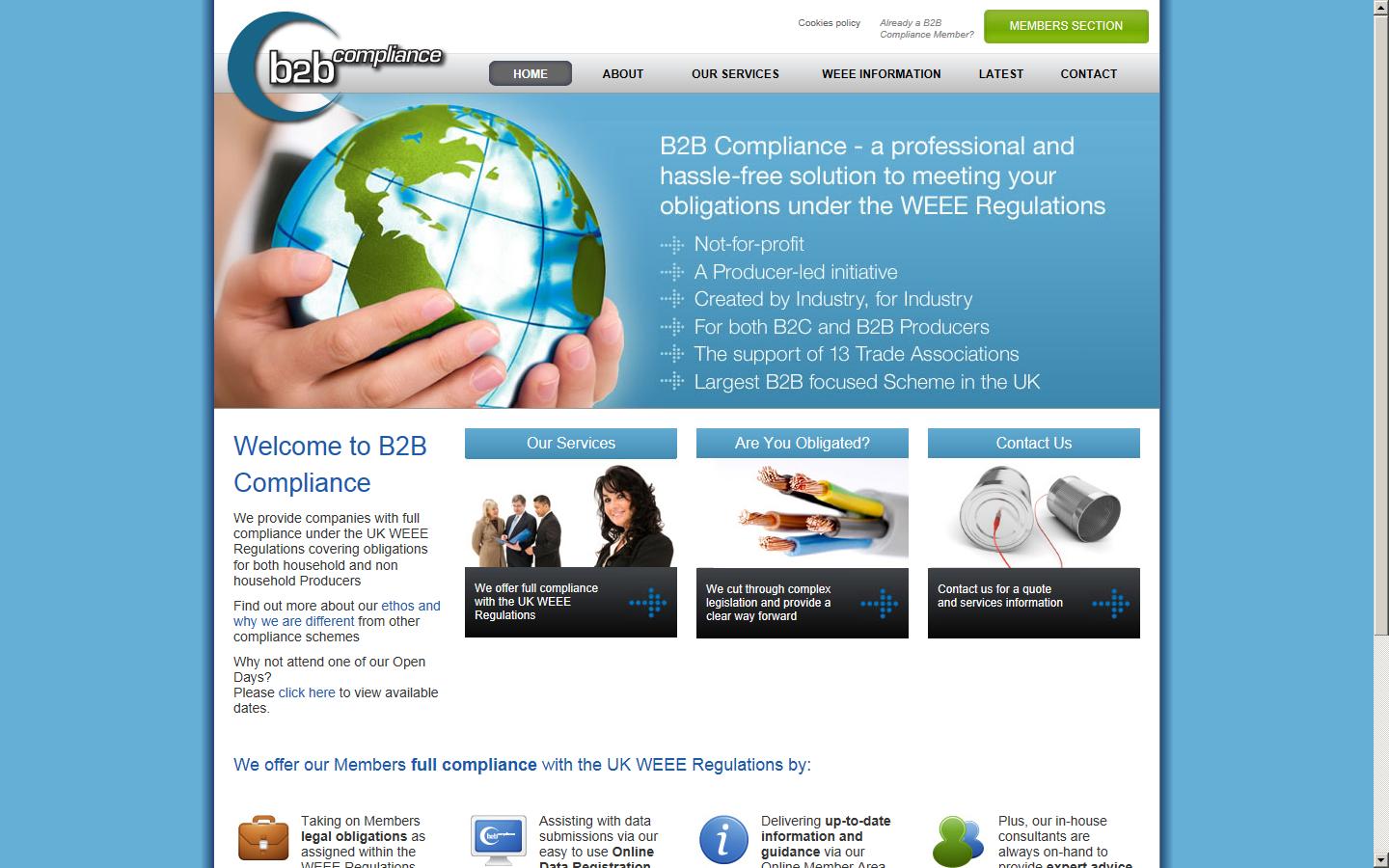 B2B Compliance Website