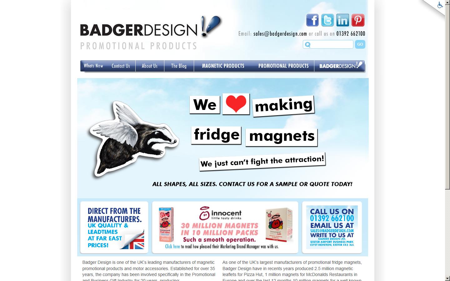 Badger Design Ltd Website