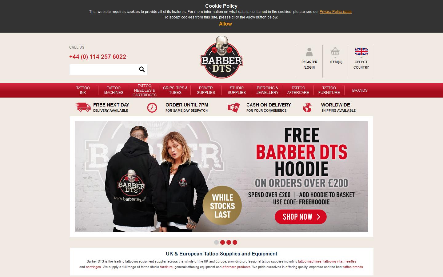 Barber DTS Website