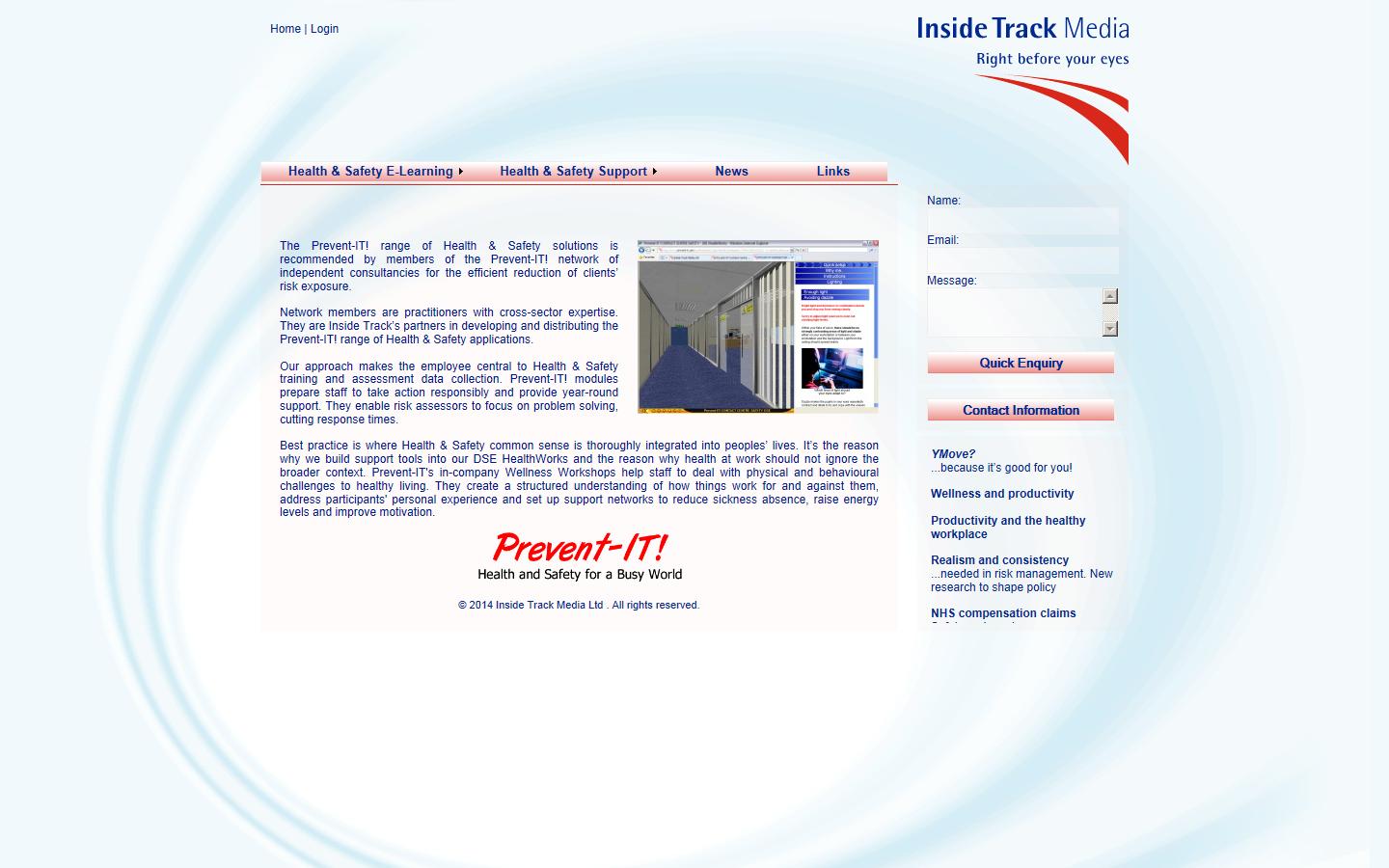 Inside Track Media Website