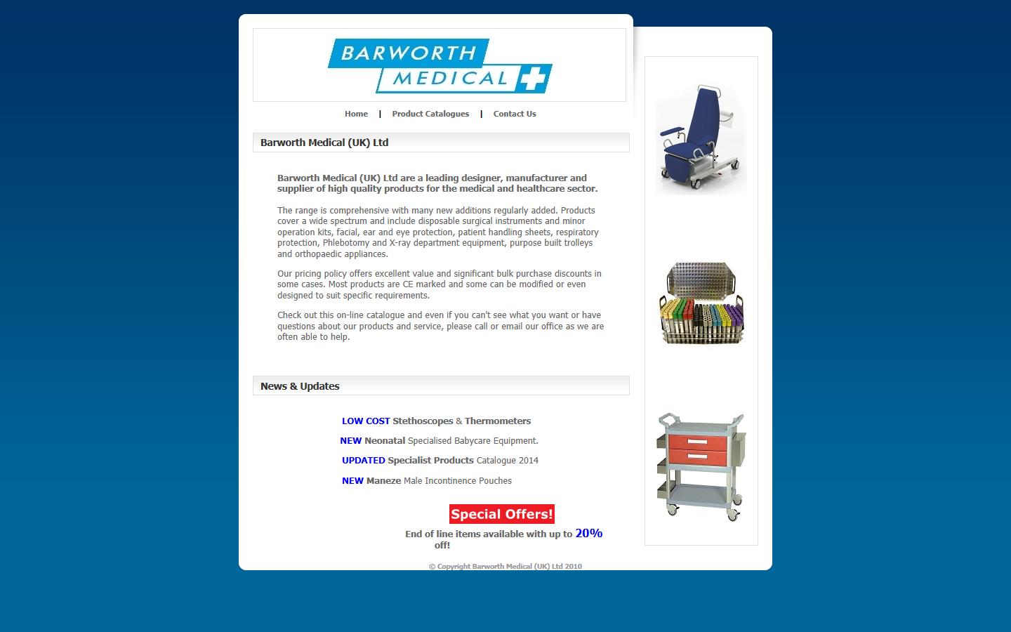 Barworth Medical (UK) Ltd Website