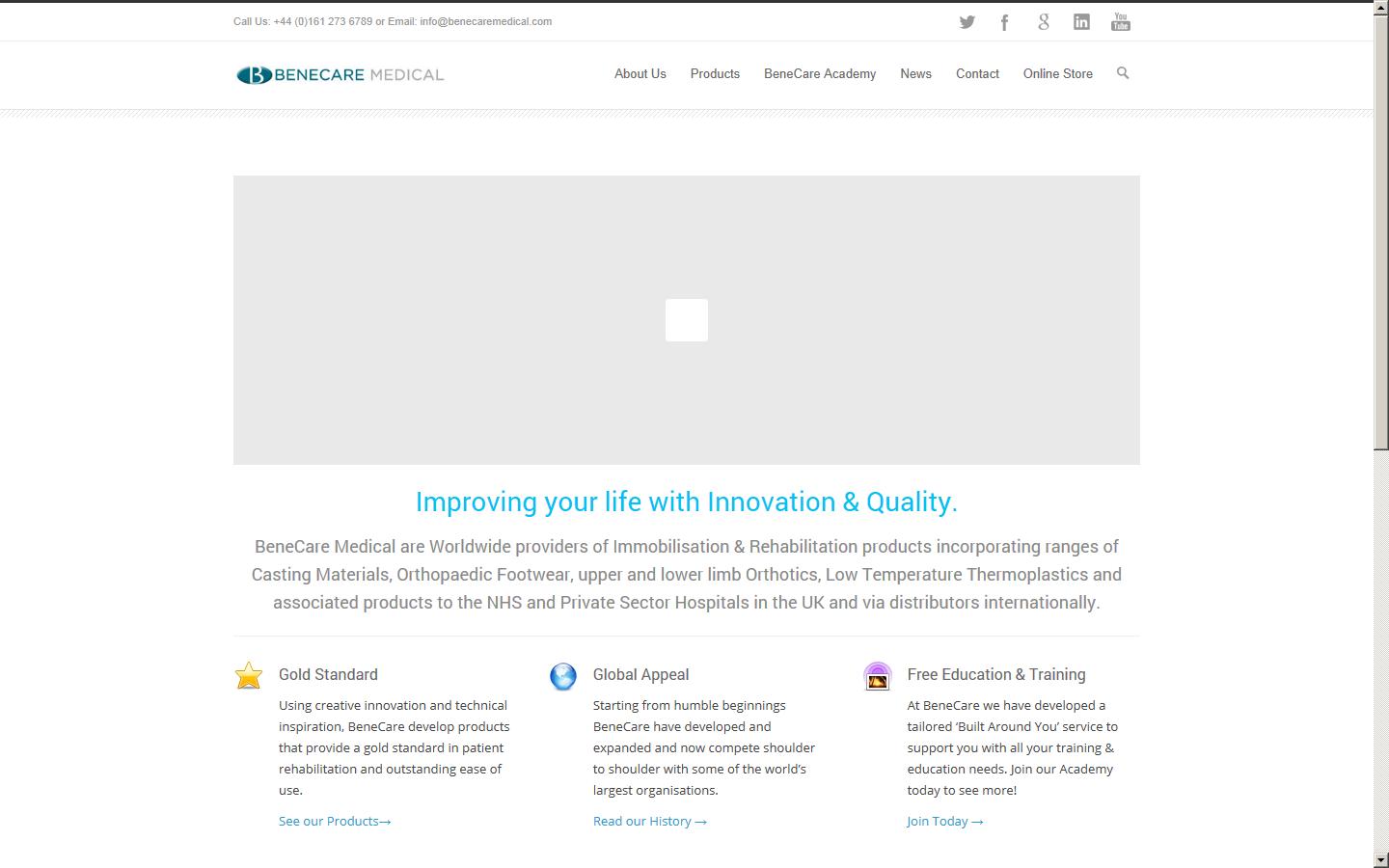 Benefoot UK Ltd Website