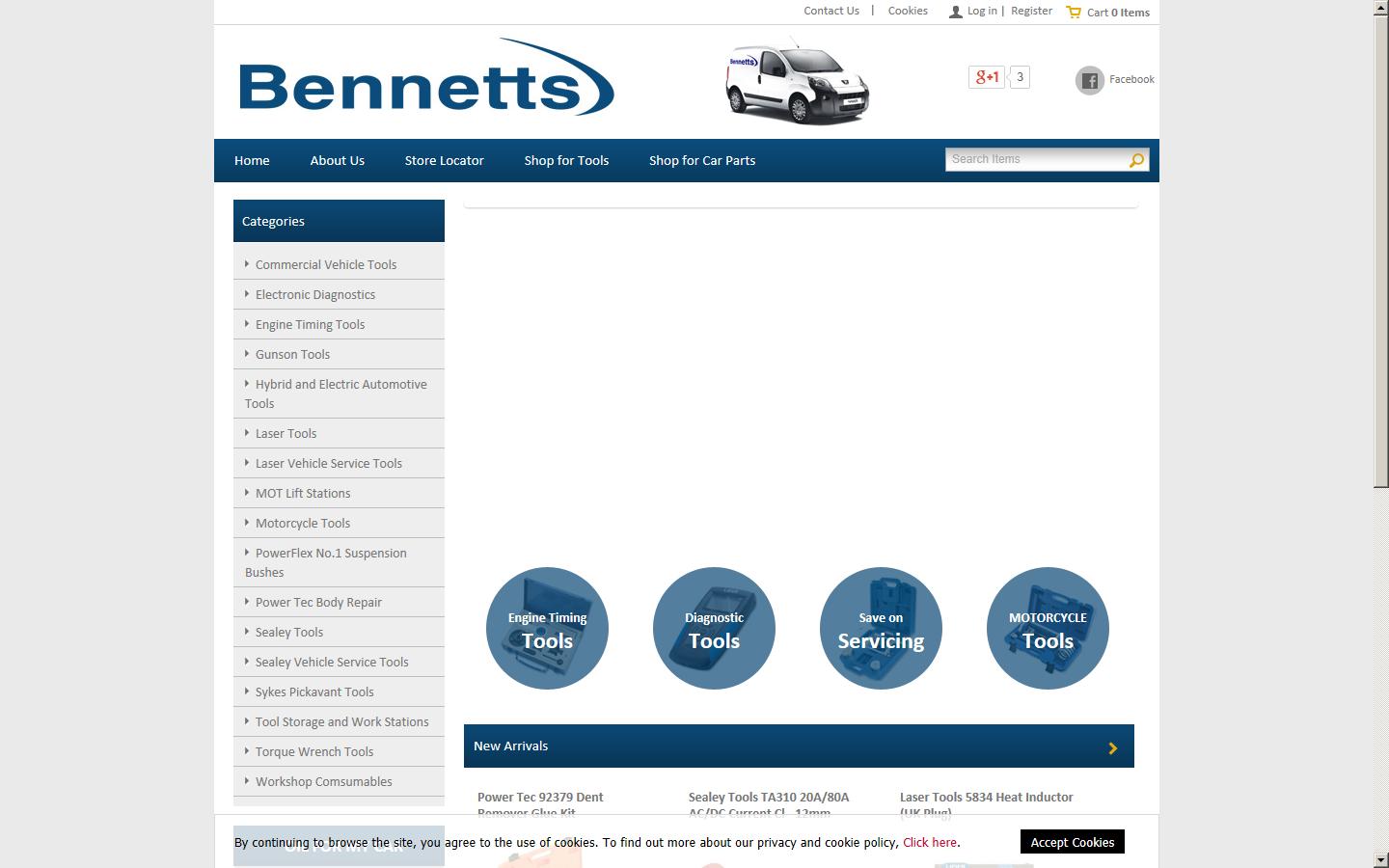 BENNETTS Website