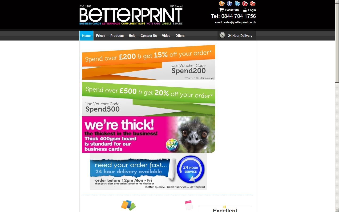 Betterprint Website