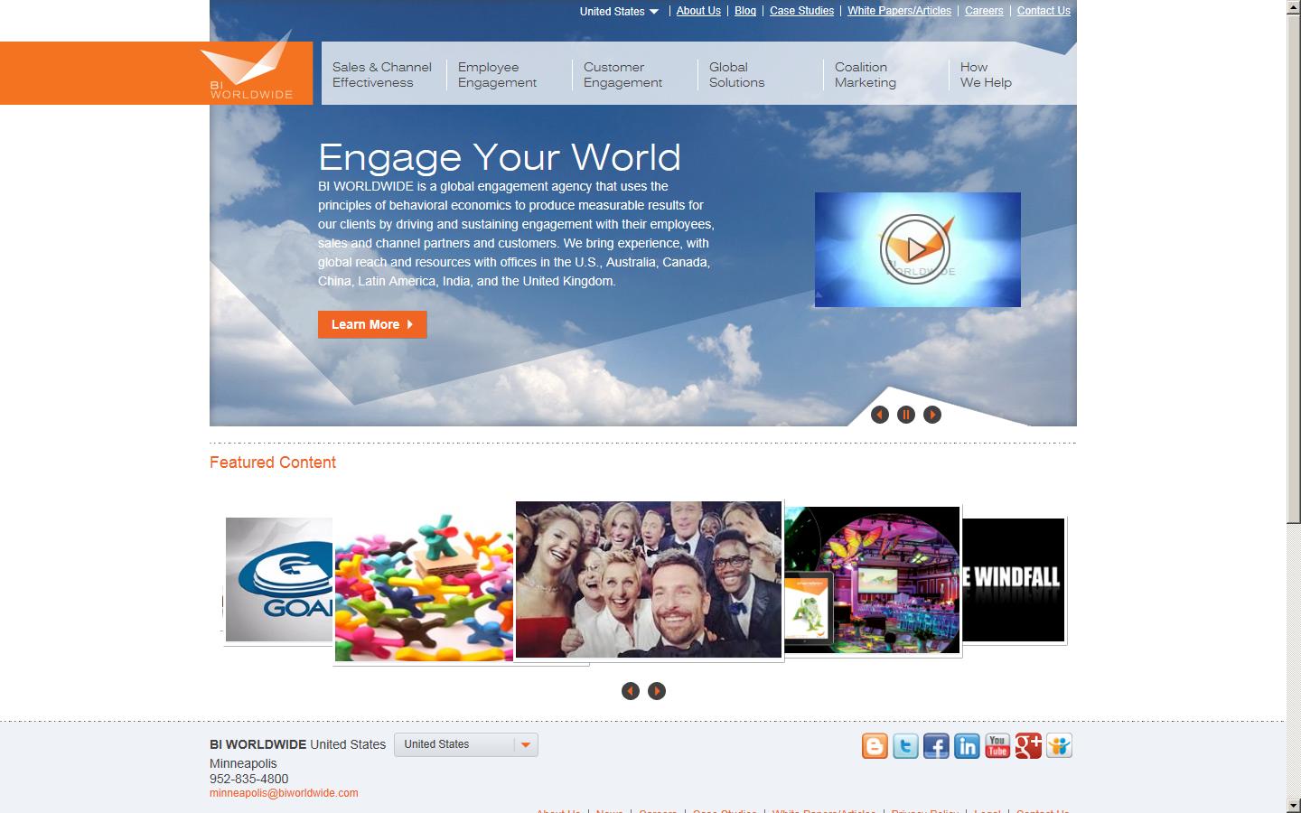 BI Worldwide Ltd  Website