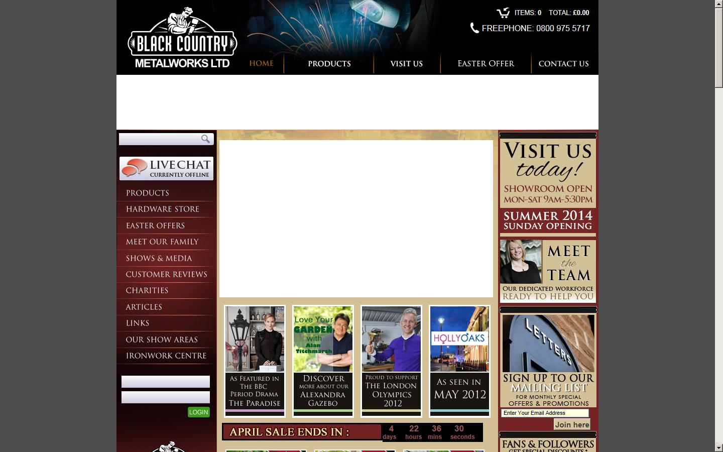 Black Country Metalworks Ltd Website