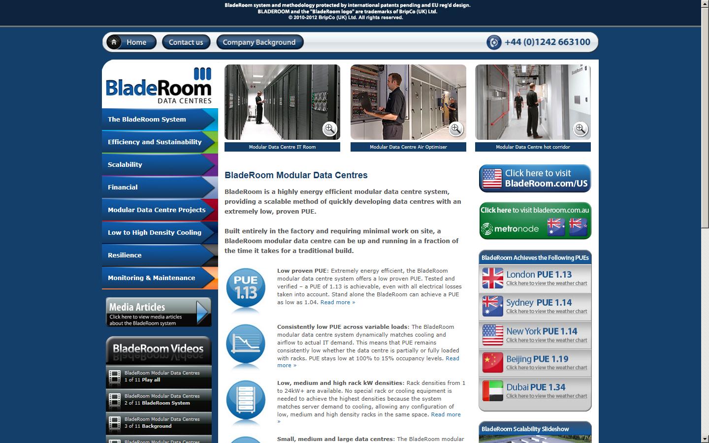 BladeRoom Group Ltd Website