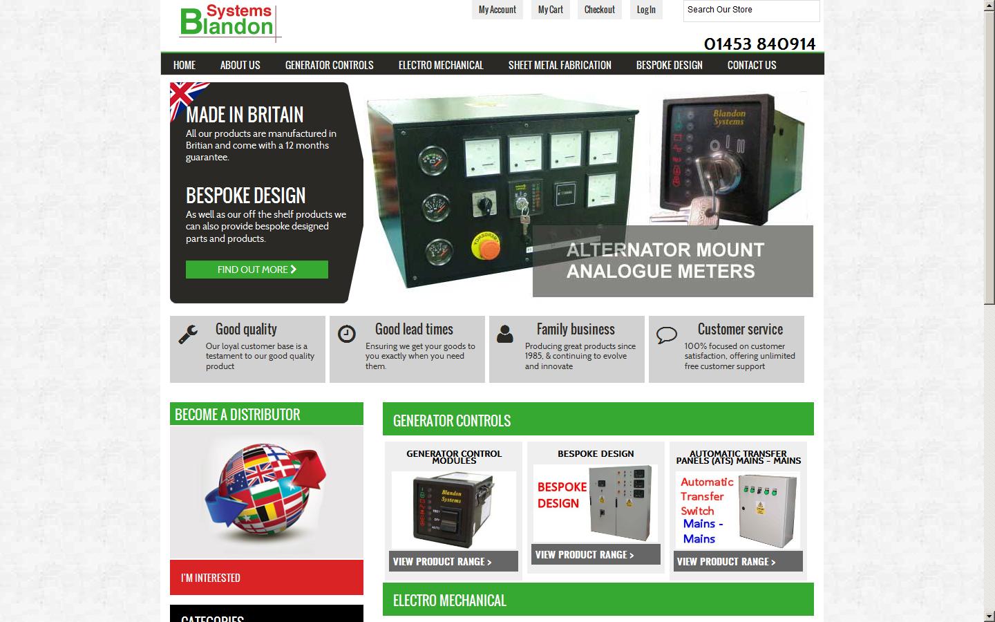 Blandon Systems Website