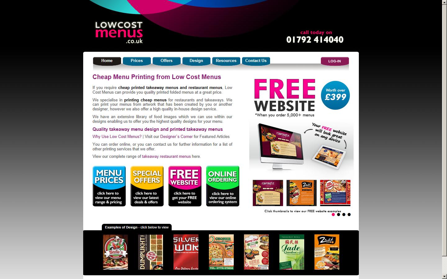 Low Cost Mailings Ltd Website